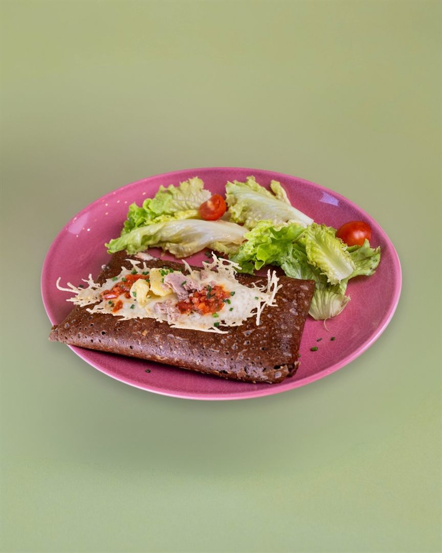 Crêpe salée au thon