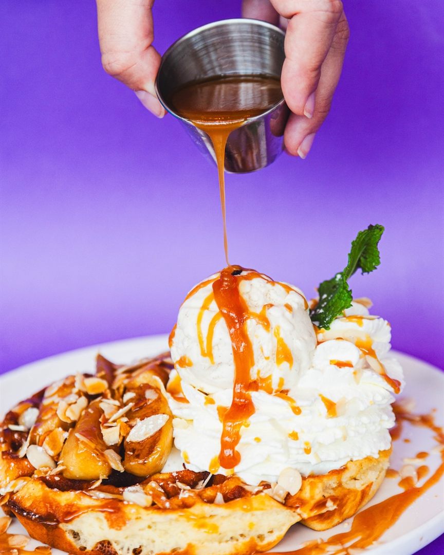 Gaufre sucrée Apple Mind